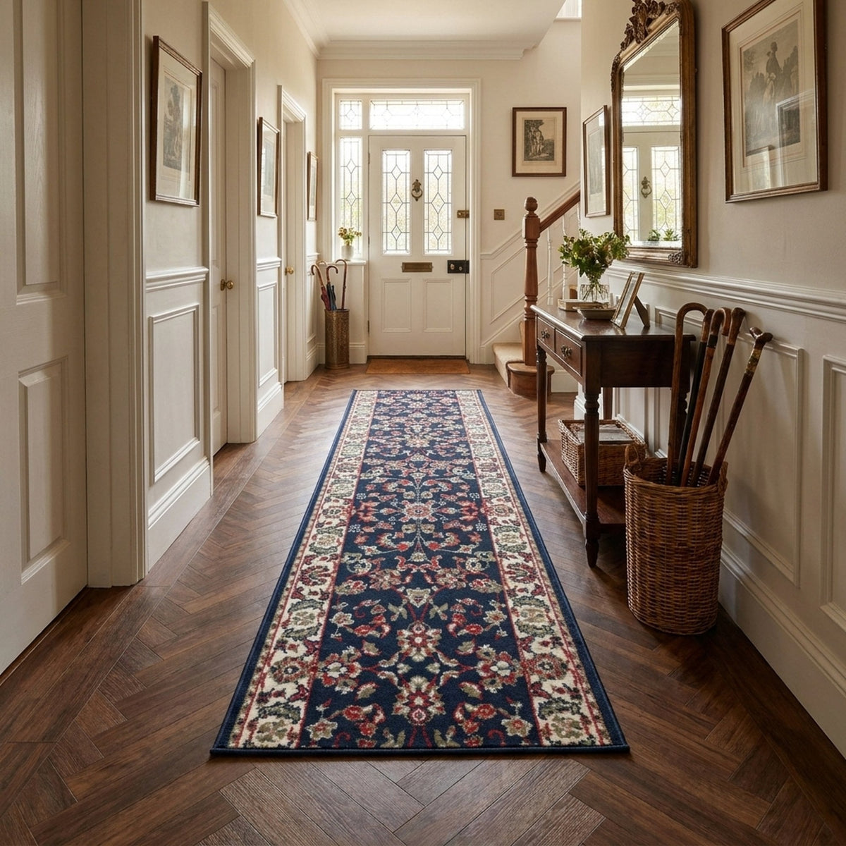 Persian Blue  Hall Runner