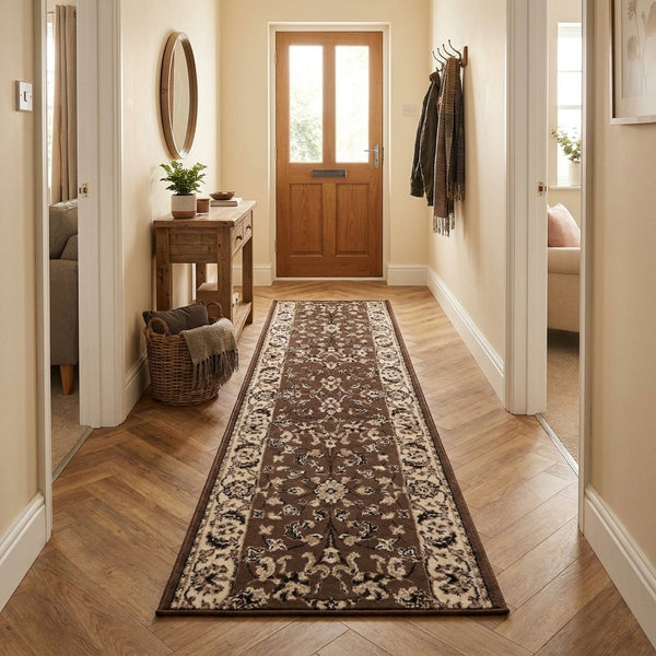 Persian Brown Rug Runner