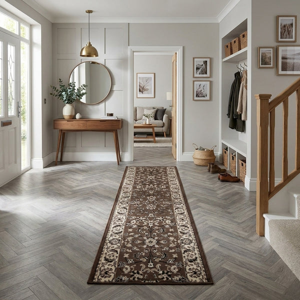 Persian Brown Rug Runner