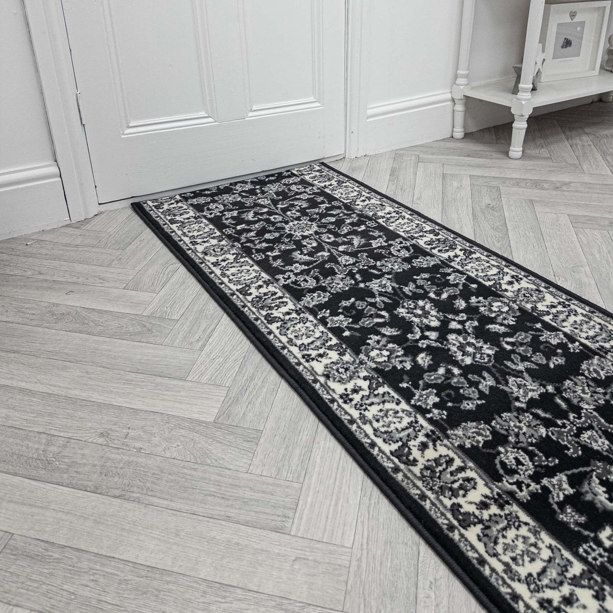 Persian Dark Grey Hall Runner