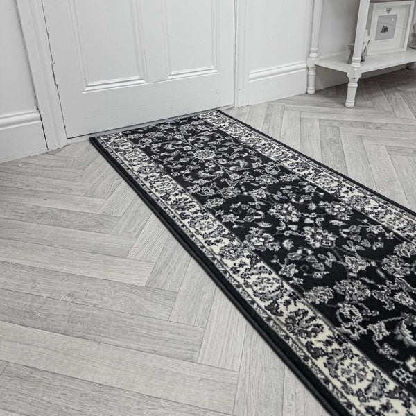 Persian Dark Grey Hall Runner