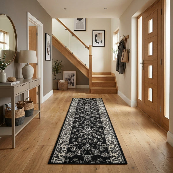 Persian Dark Grey Hall Runner