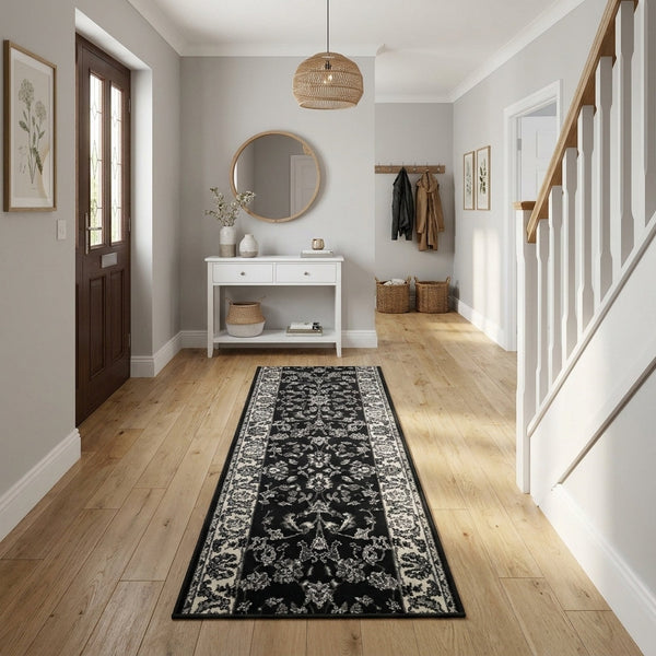 Persian Dark Grey Hall Runner