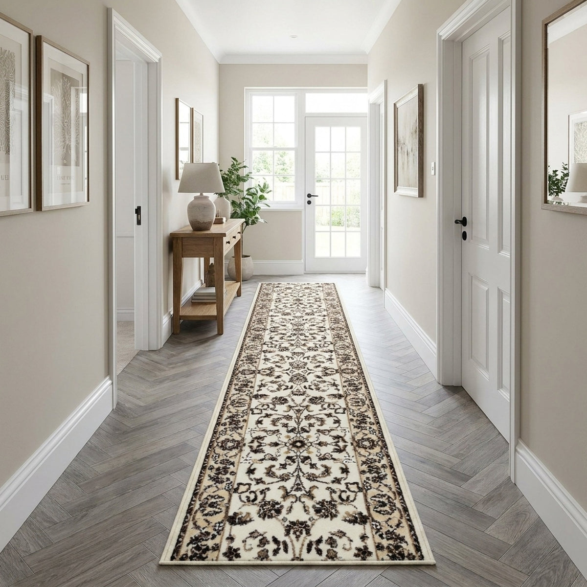 Persian Ivory  Hall Runner