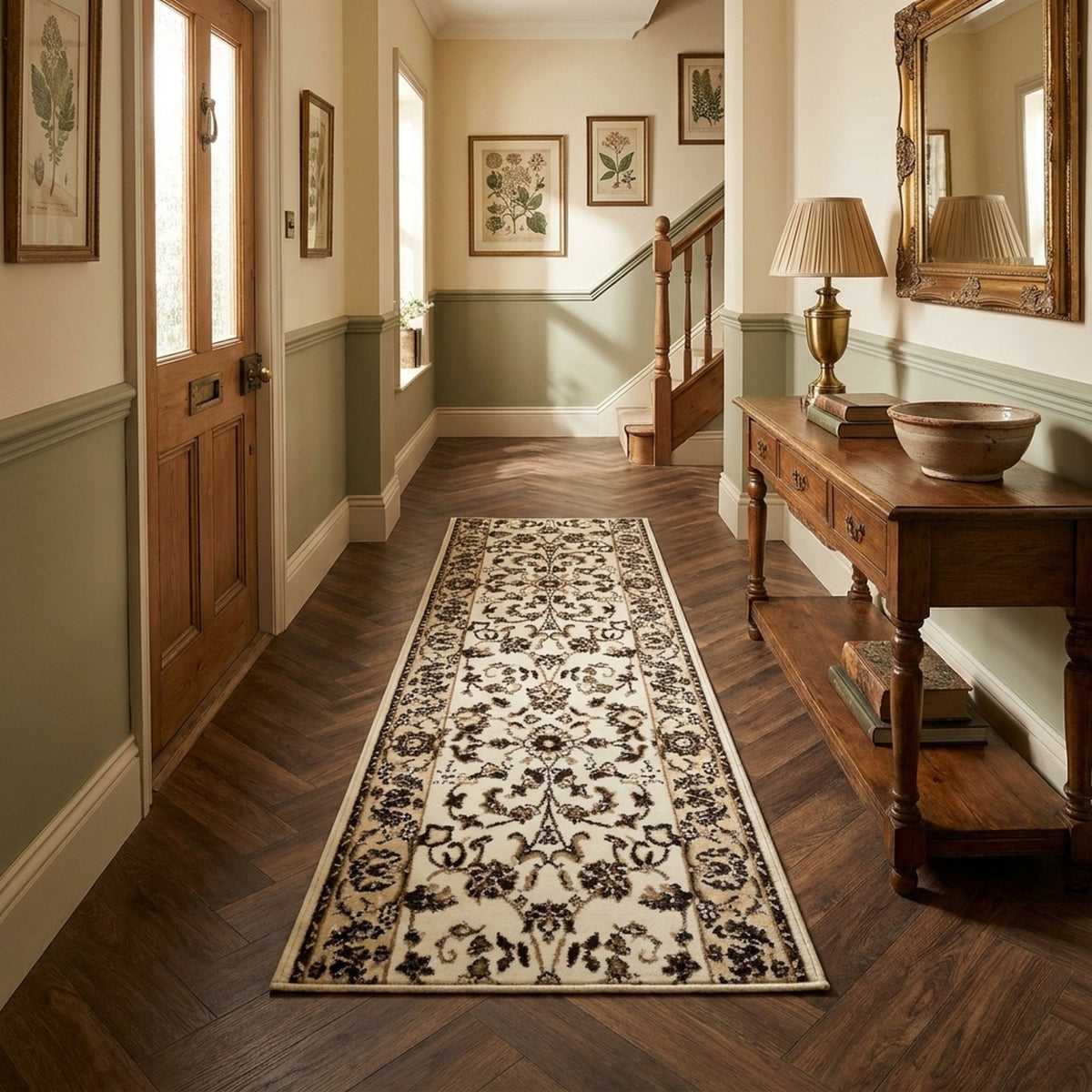Persian Ivory  Hall Runner