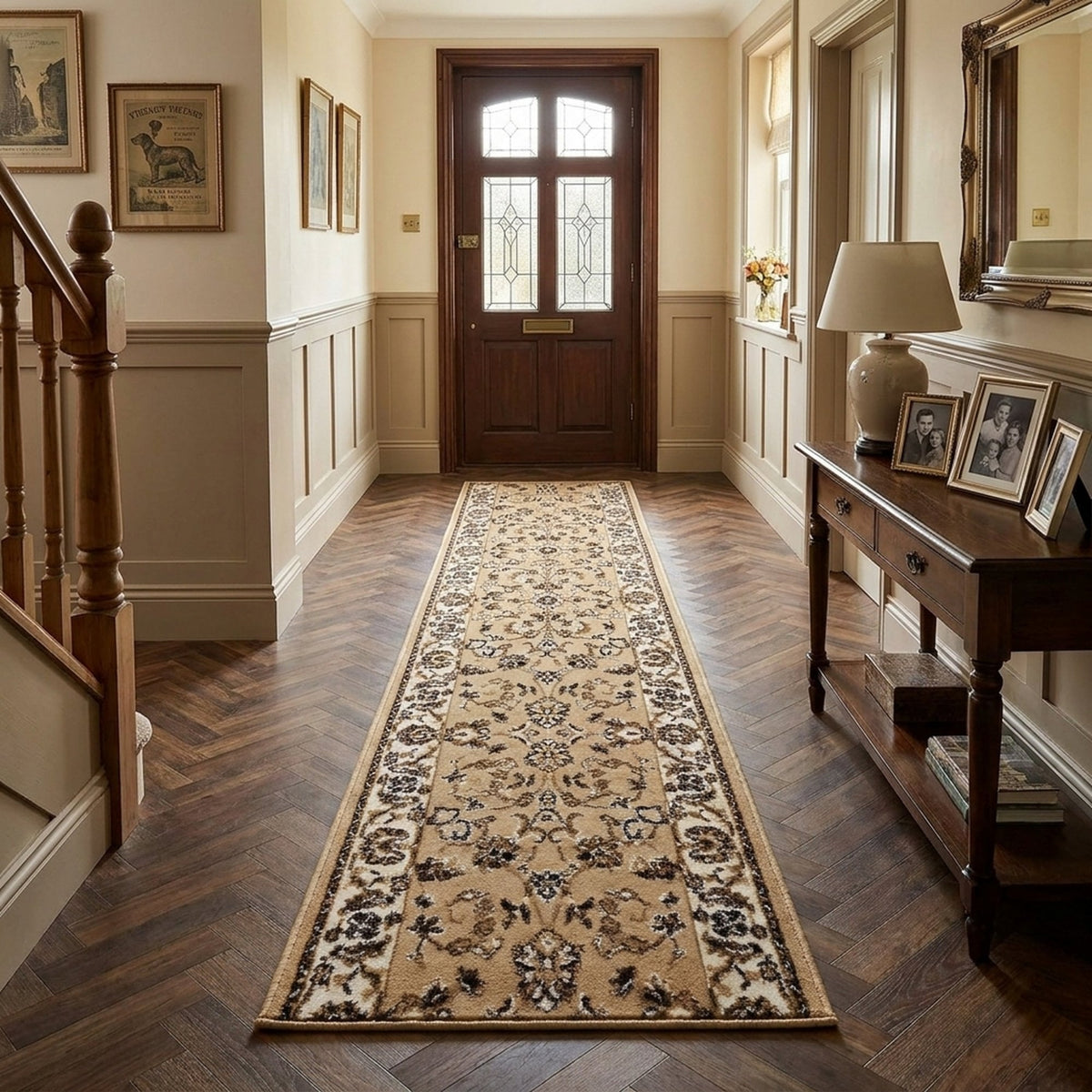Persian Tan Hall Runner