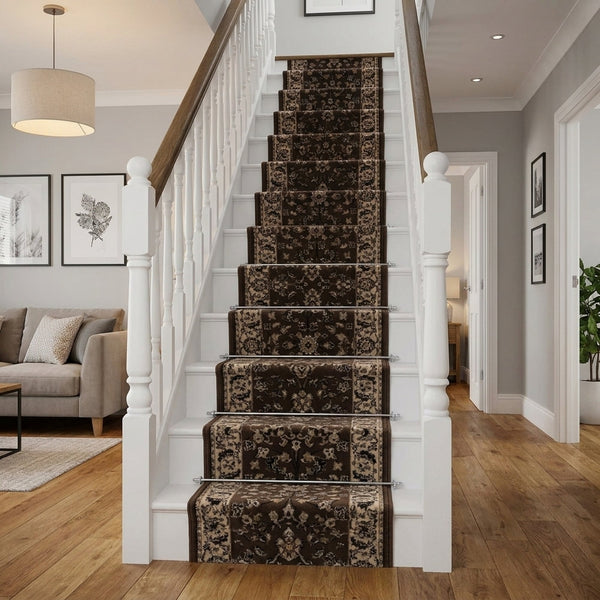 Persian Brown Stair Runner
