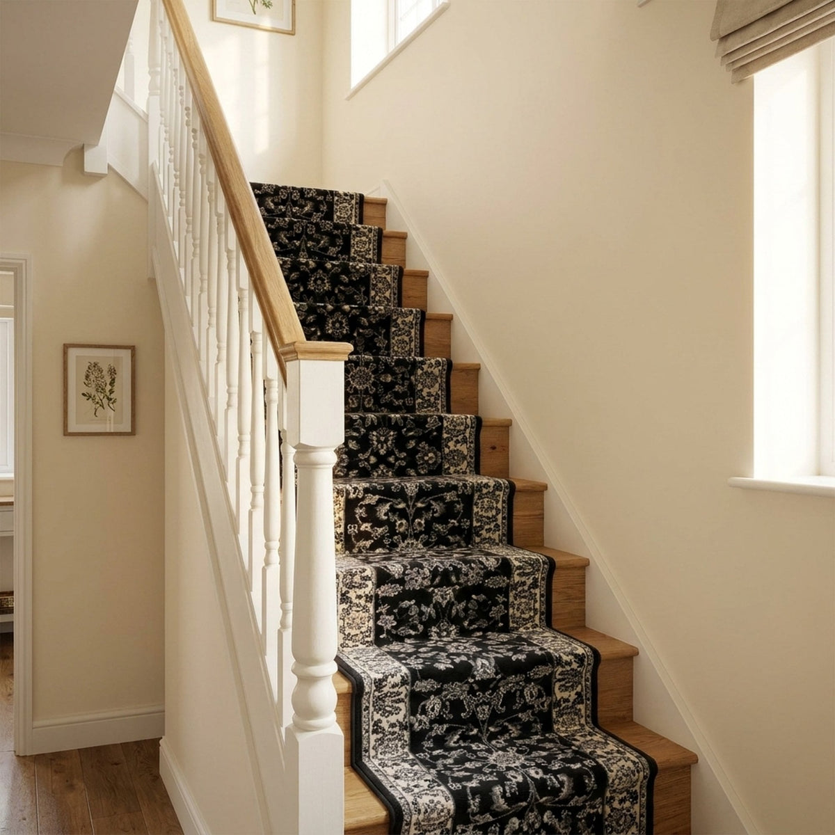Persian Dark Grey Stair Runner