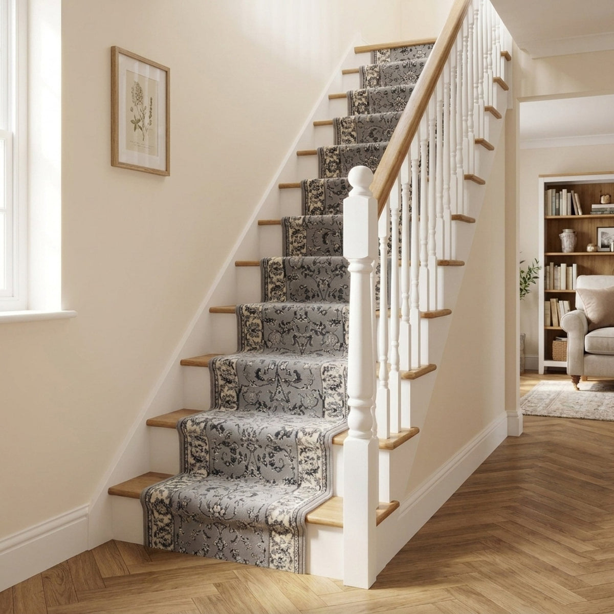 Persian Gris Tapis d’escalier