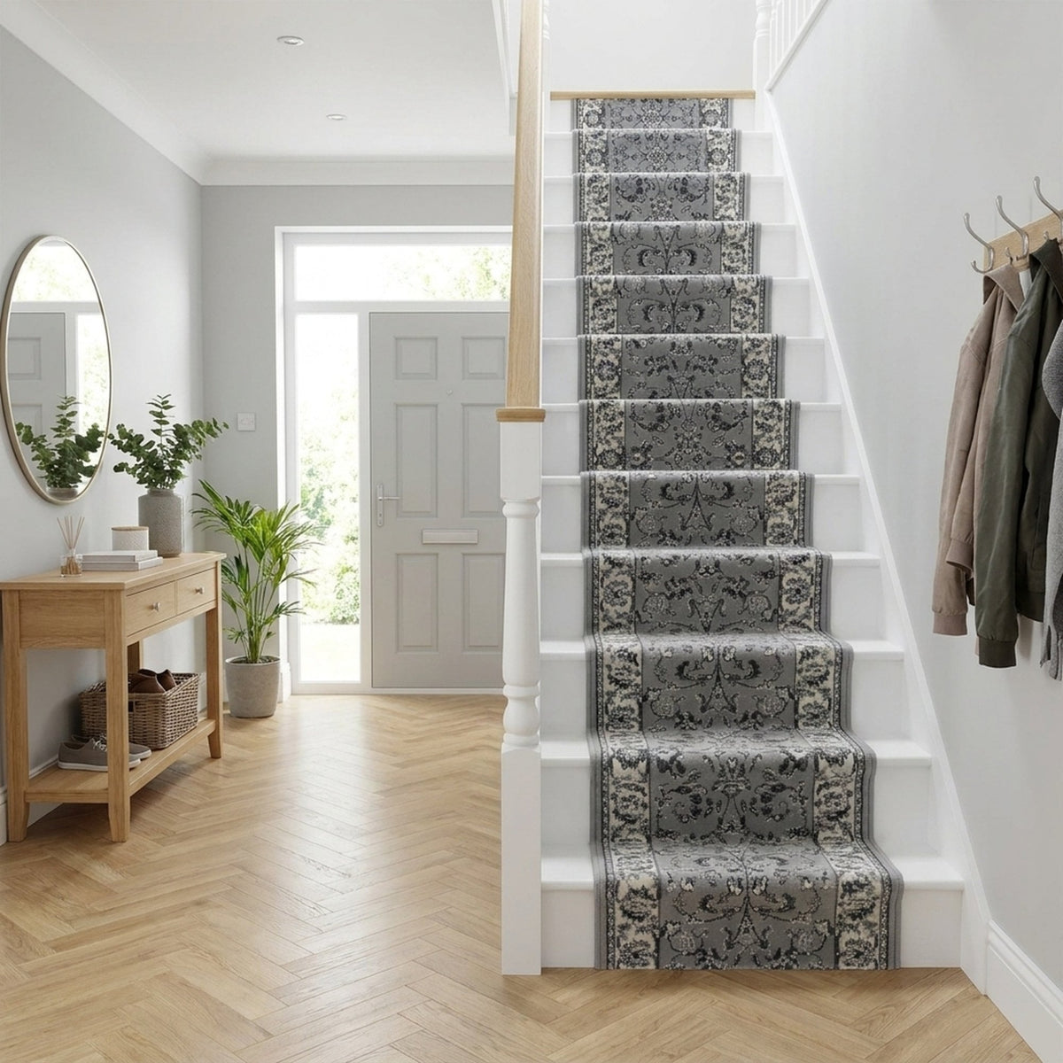 Persian Gris Tapis d’escalier