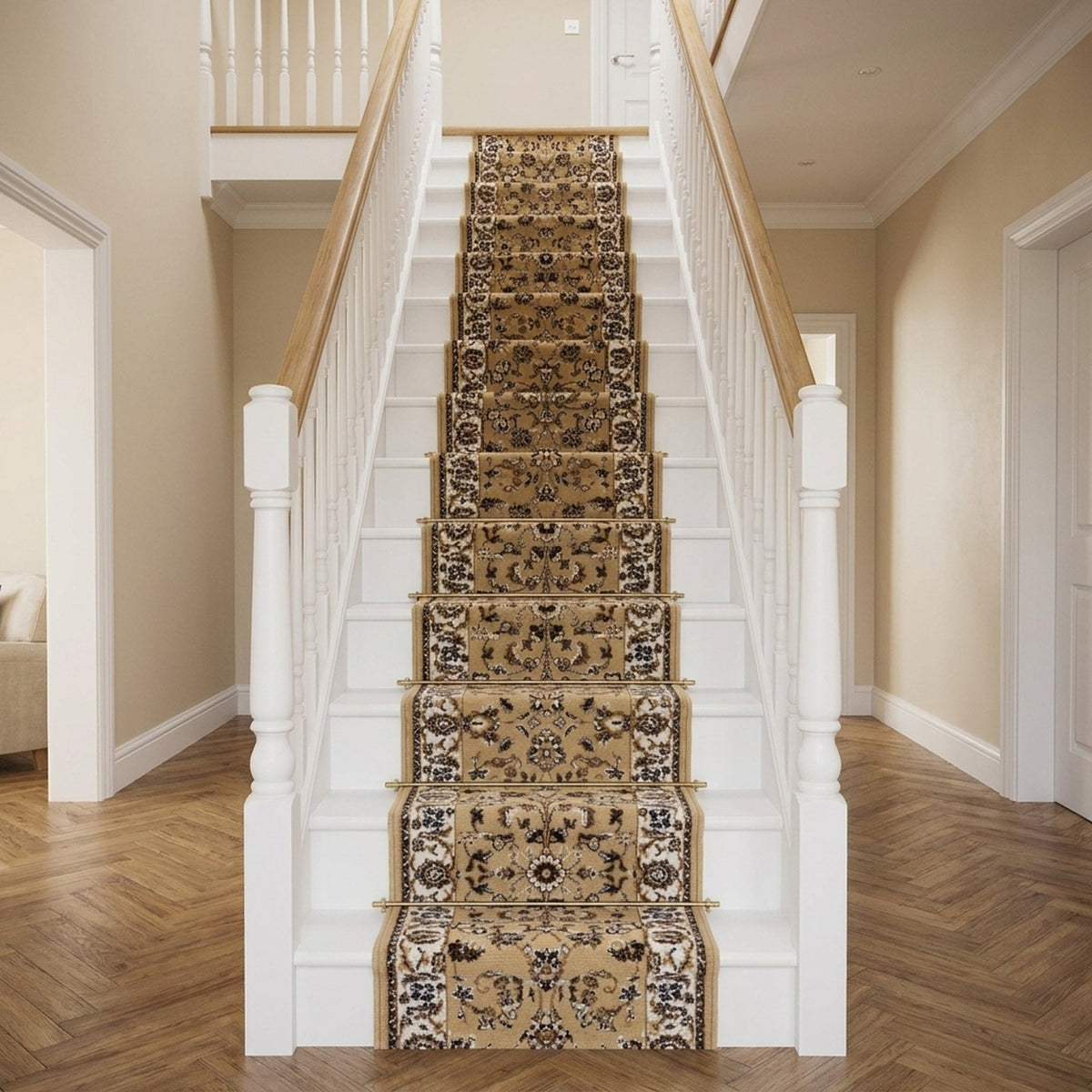 Persian Tan Stair Runner