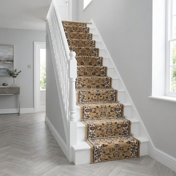 Persian Tan Stair Runner