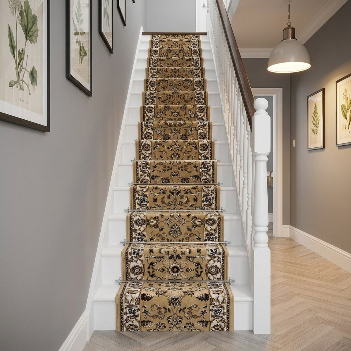 Persian Tan Stair Runner
