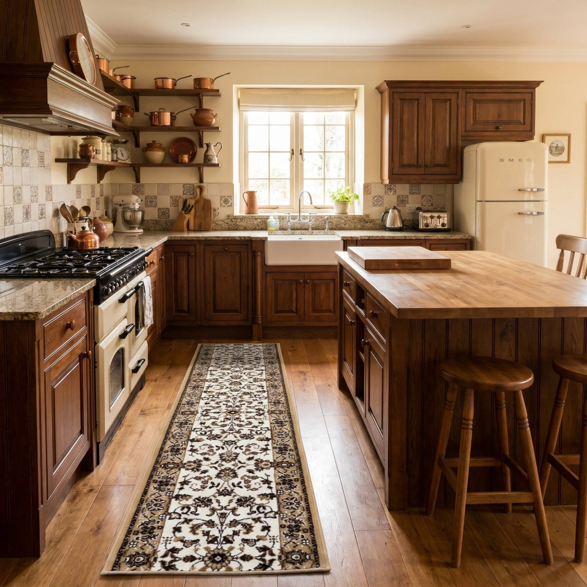 Persian Beige Kitchen Runner