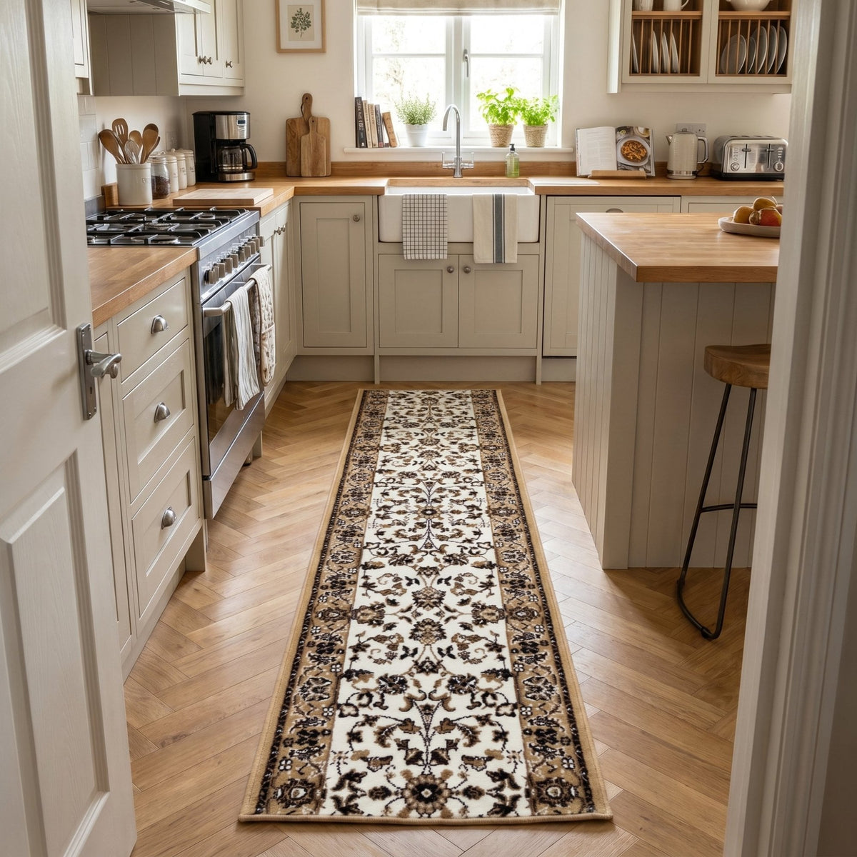 Persian Beige Kitchen Runner