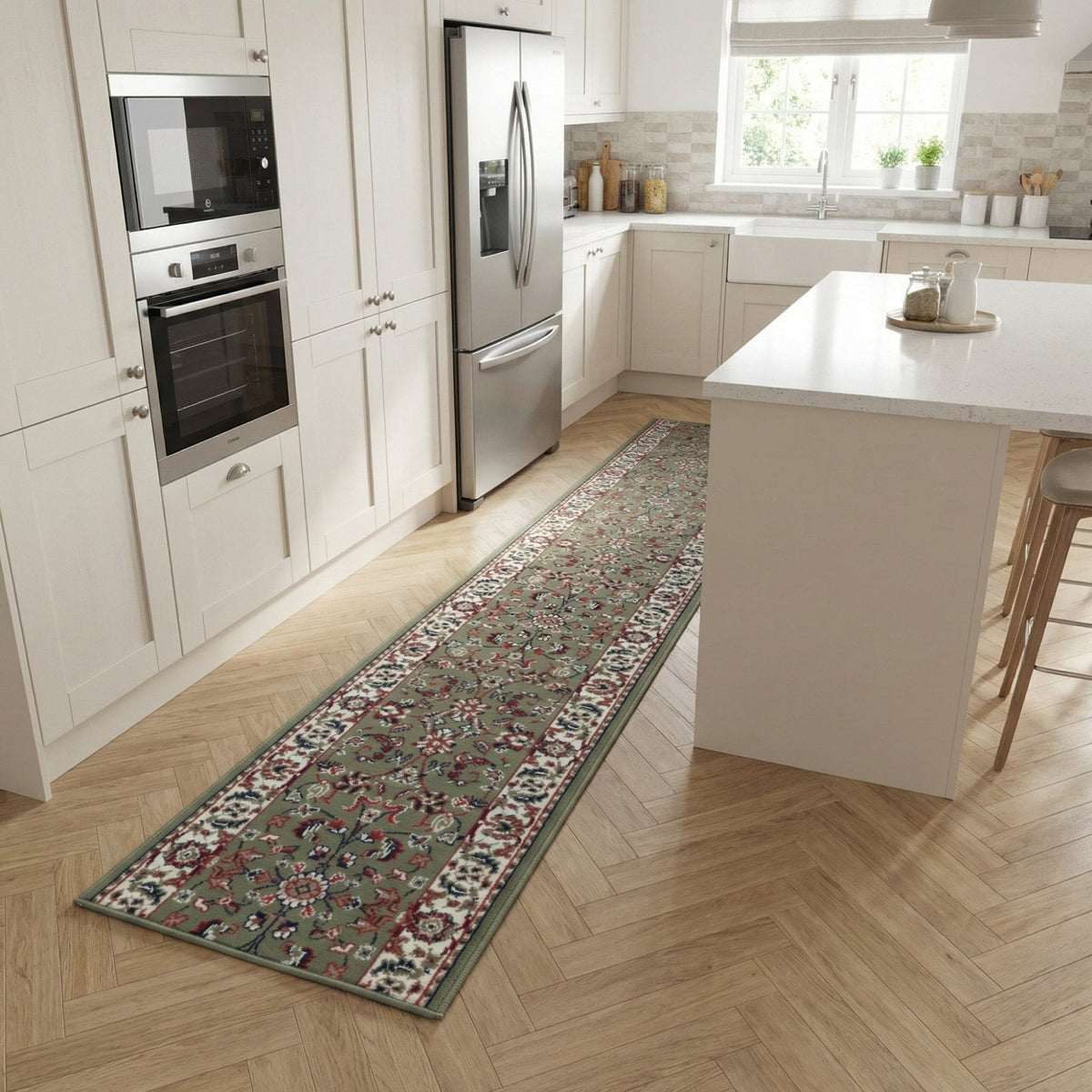 Persian Green Kitchen Runner