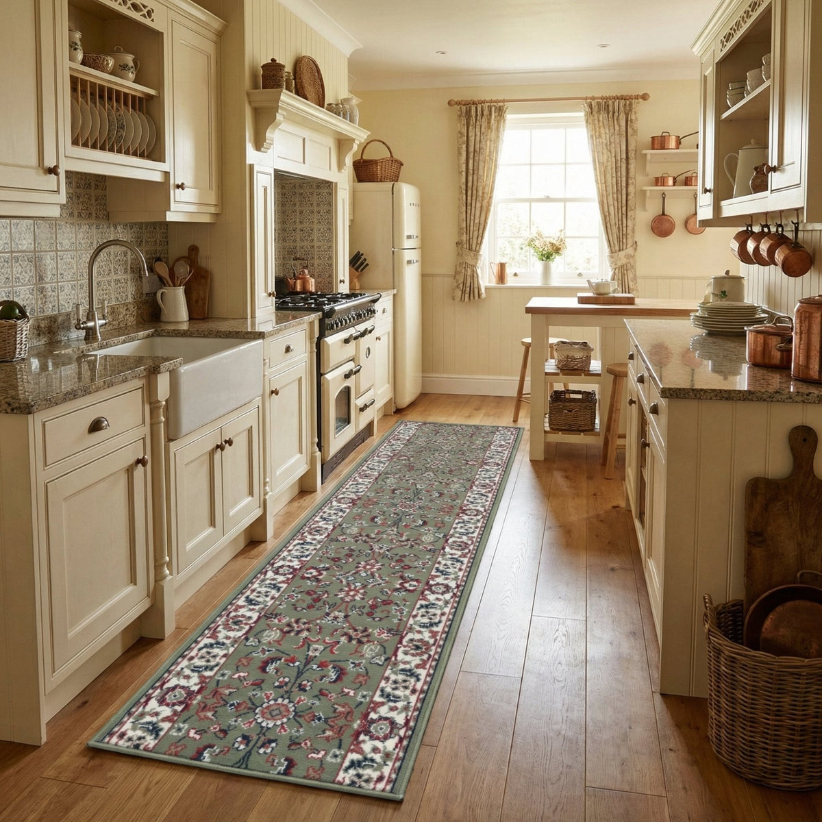 Persian Green Kitchen Runner