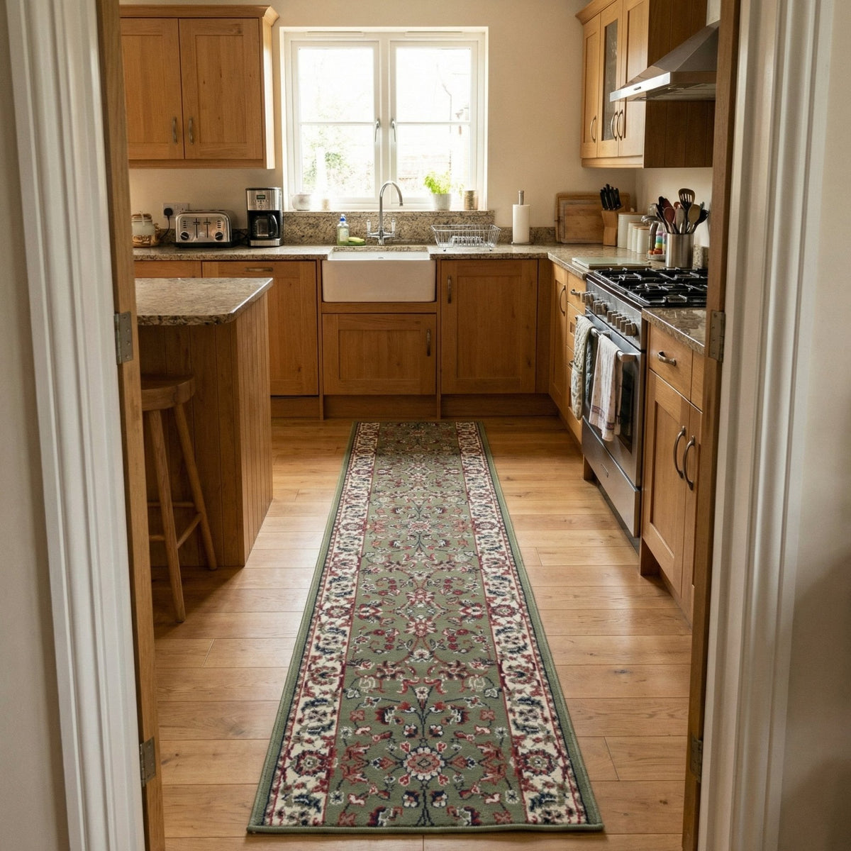 Persian Green Kitchen Runner