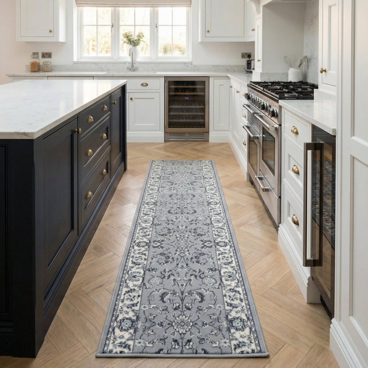 Persian Grey Kitchen Runner