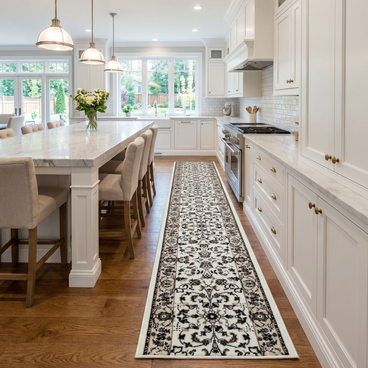 Persian Ivory Kitchen Runner