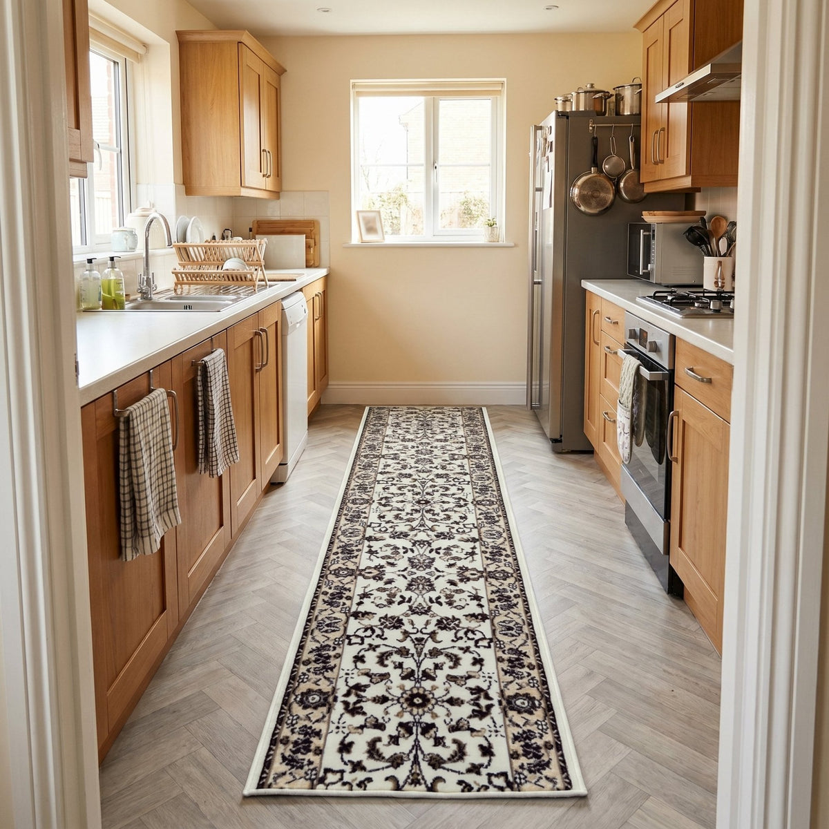 Persian Ivory Kitchen Runner