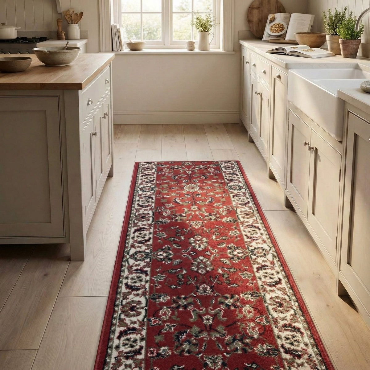 Persian Red Kitchen Runner