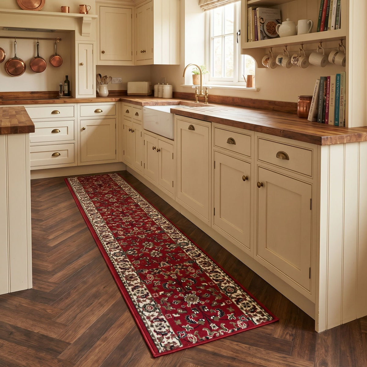 Persian Red Kitchen Runner