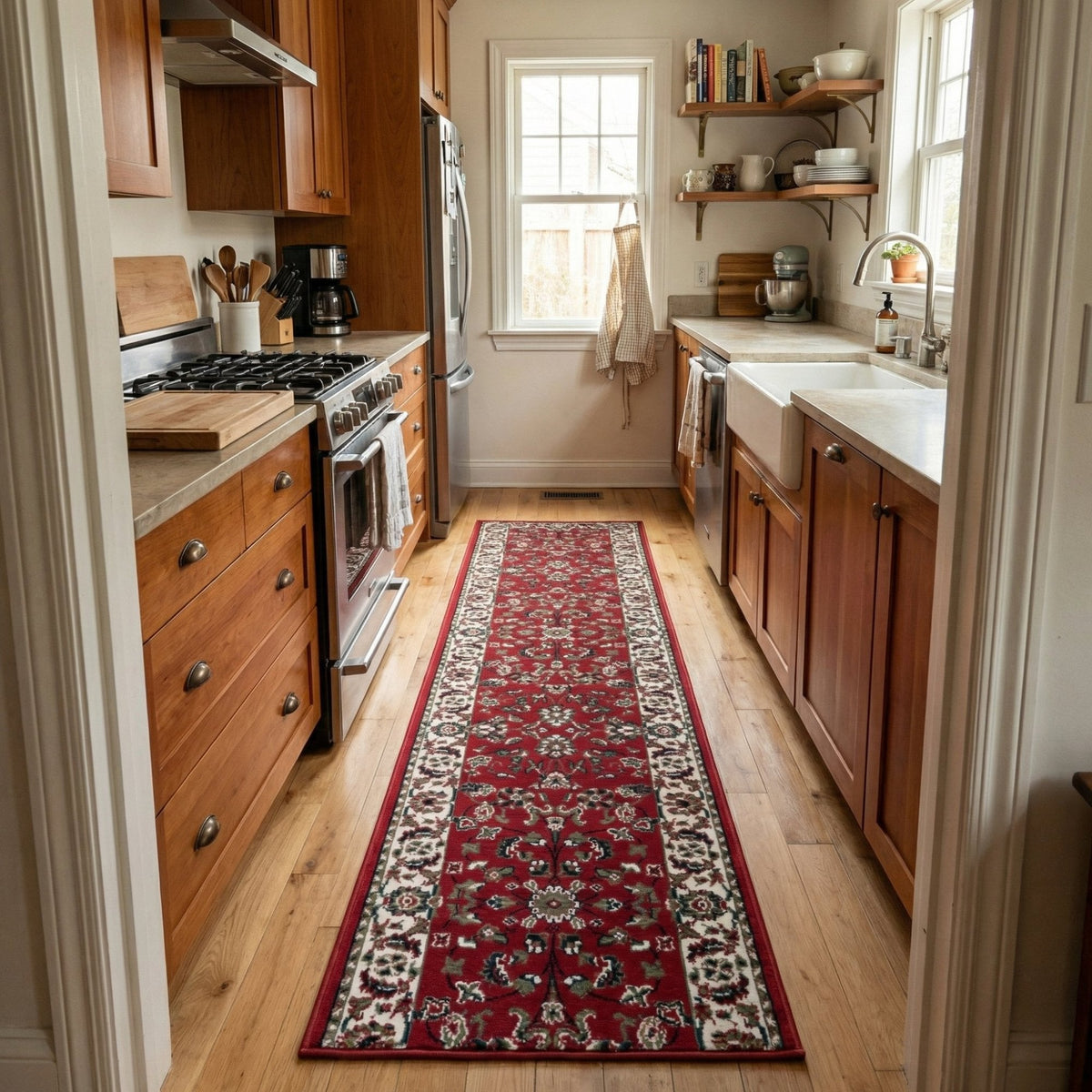 Persian Red Kitchen Runner