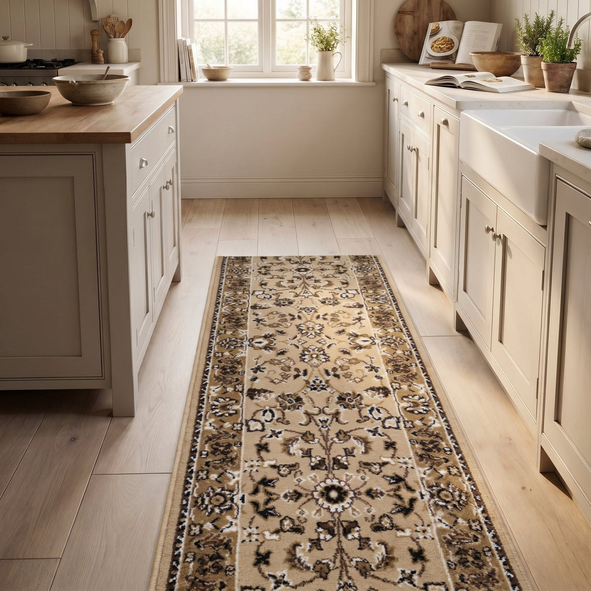 Persian Sepia Kitchen Runner