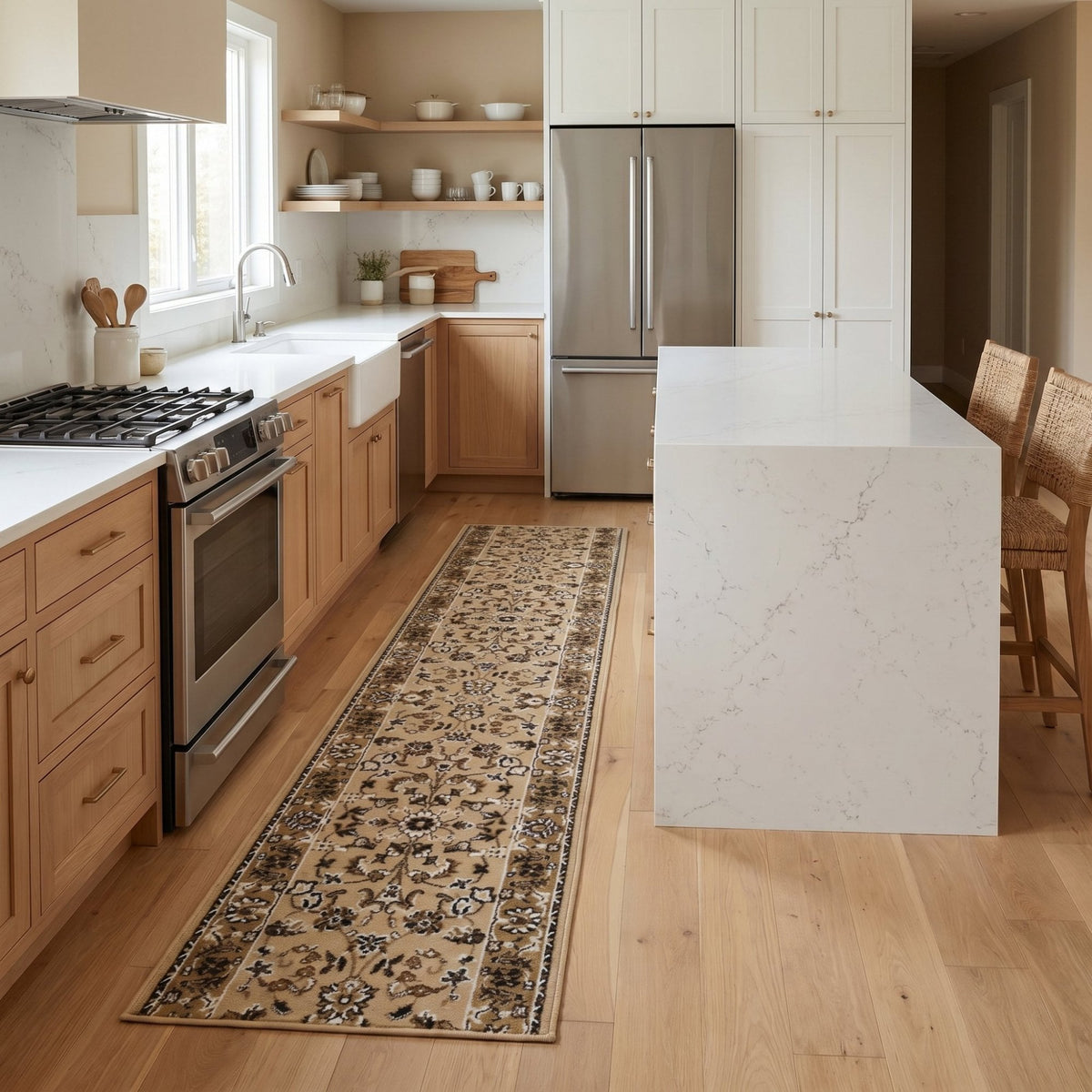 Persian Sepia Kitchen Runner