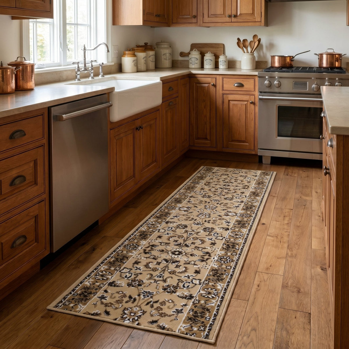 Persian Sepia Kitchen Runner