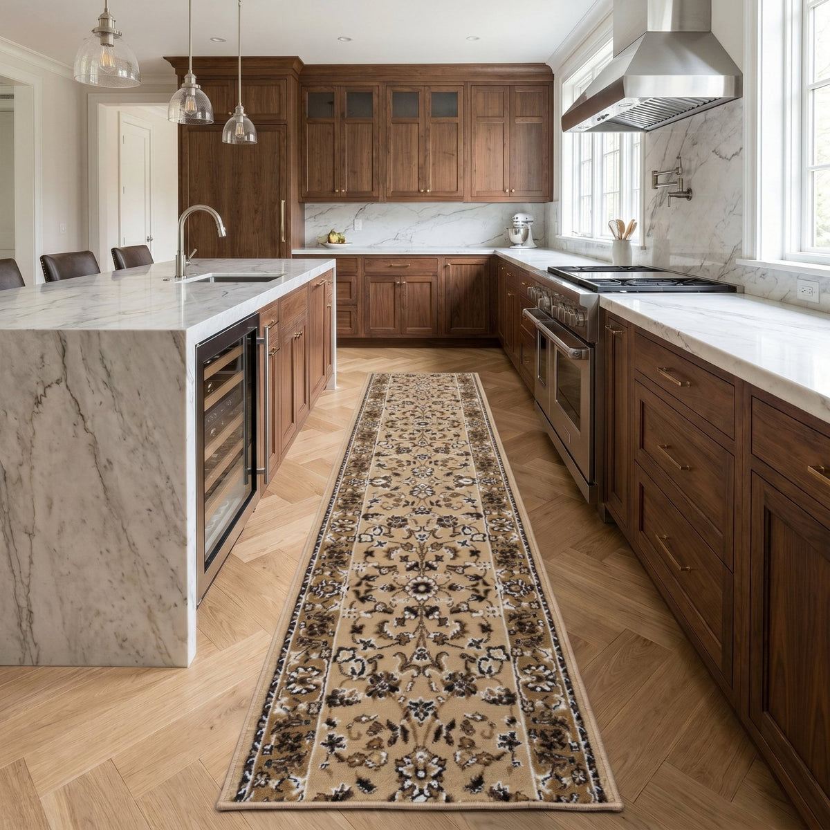 Persian Sepia Kitchen Runner