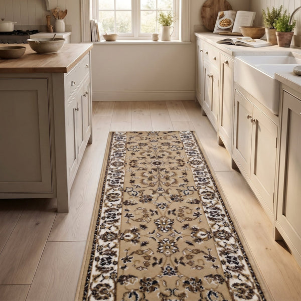 Persian Tan Kitchen Runner