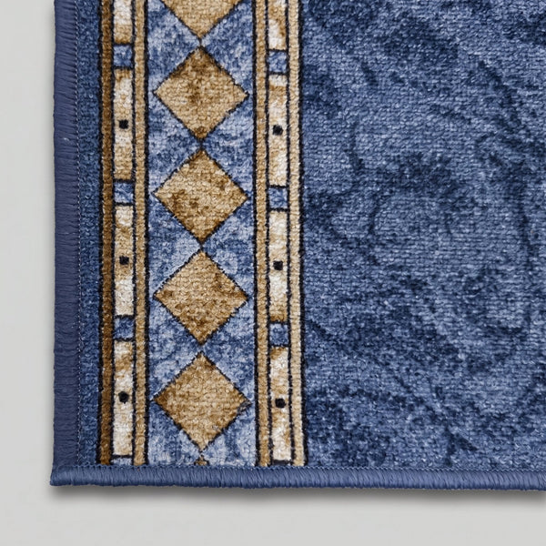 Cheops Blue Kitchen Carpet Runner