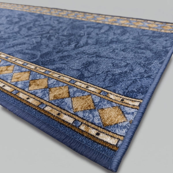 Cheops Blue Kitchen Carpet Runners