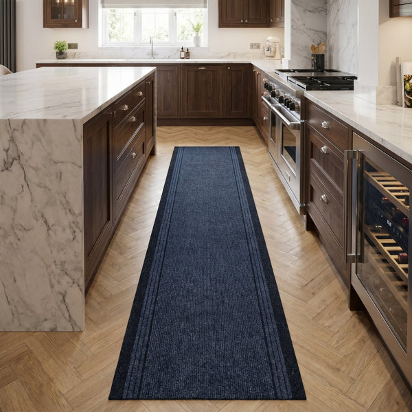 Inca Bleu Tapis de Cuisine
