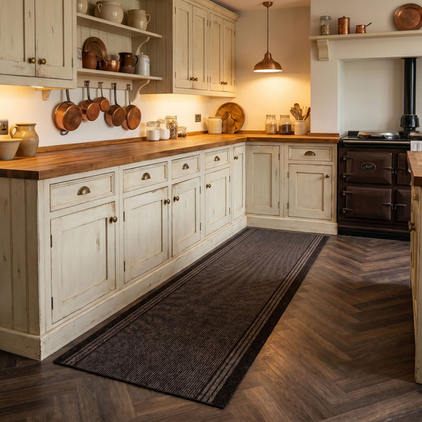 Inca Marron Tapis de Cuisine