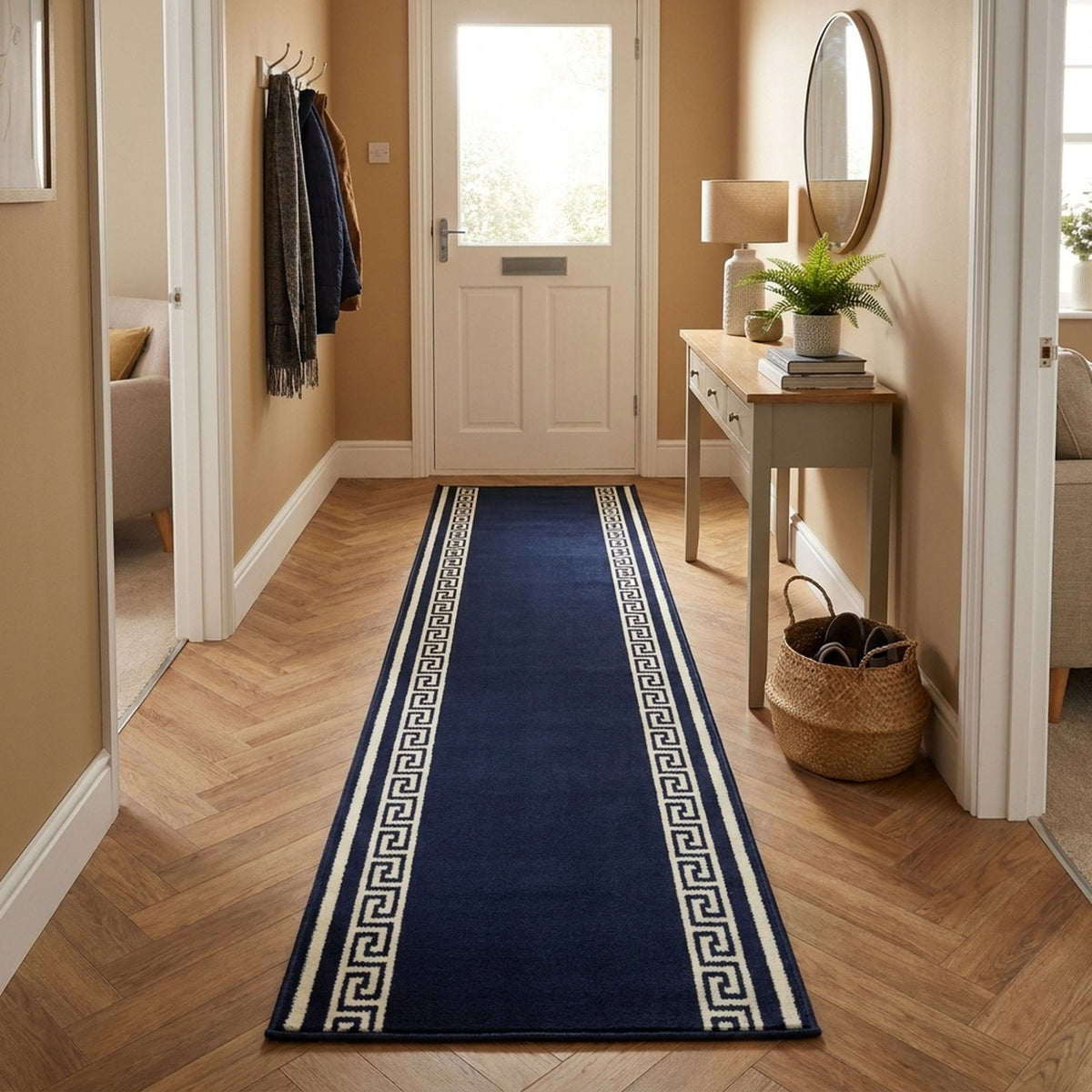 Key Blue  Hall Runner