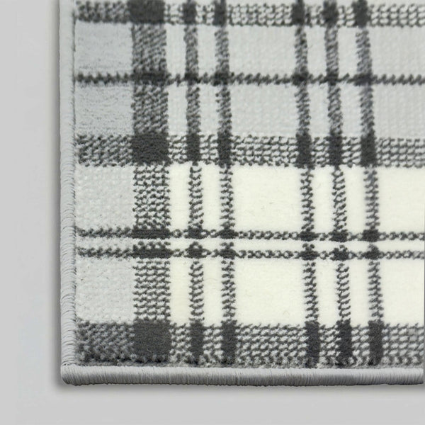 Tartan Grey Kitchen Runner