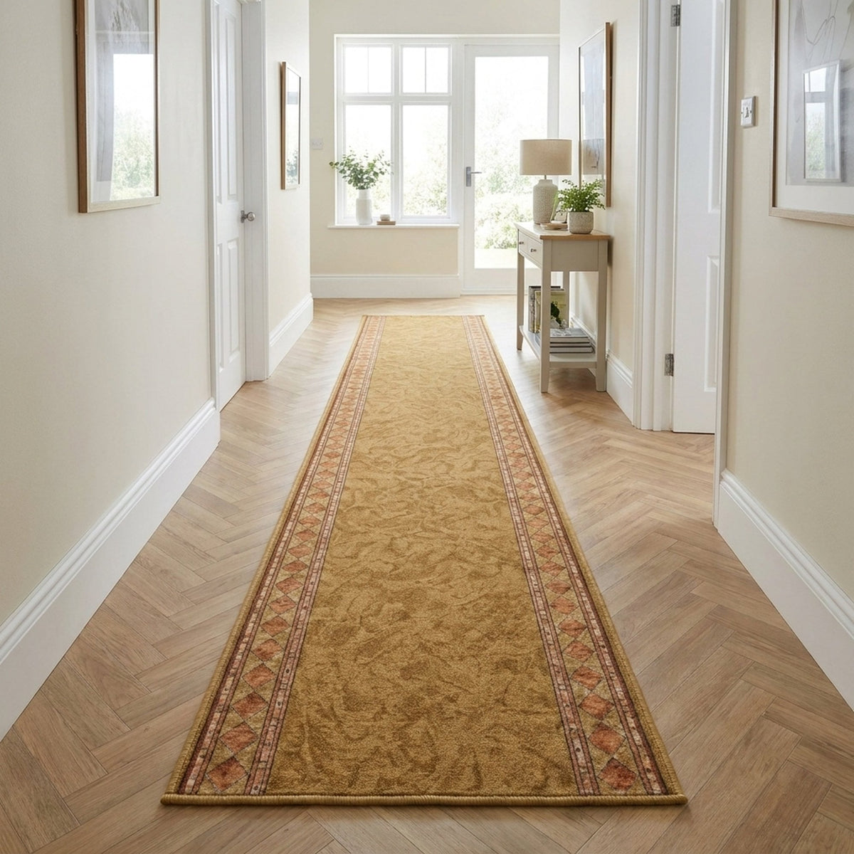 Cheops Beige  Hall Runner