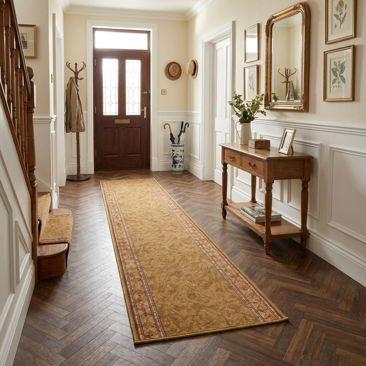 Cheops Beige  Hall Runner