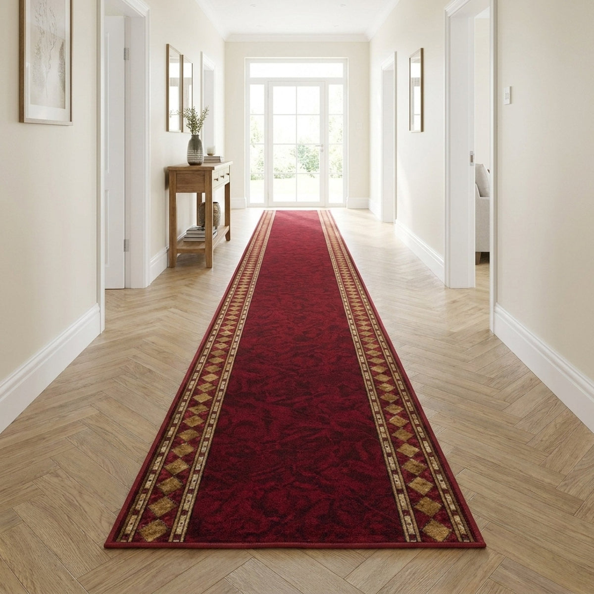 Cheops Red  Rug Runner