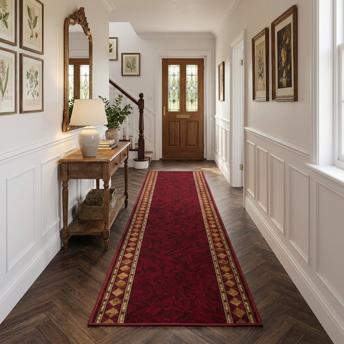 Cheops Red  Rug Runner