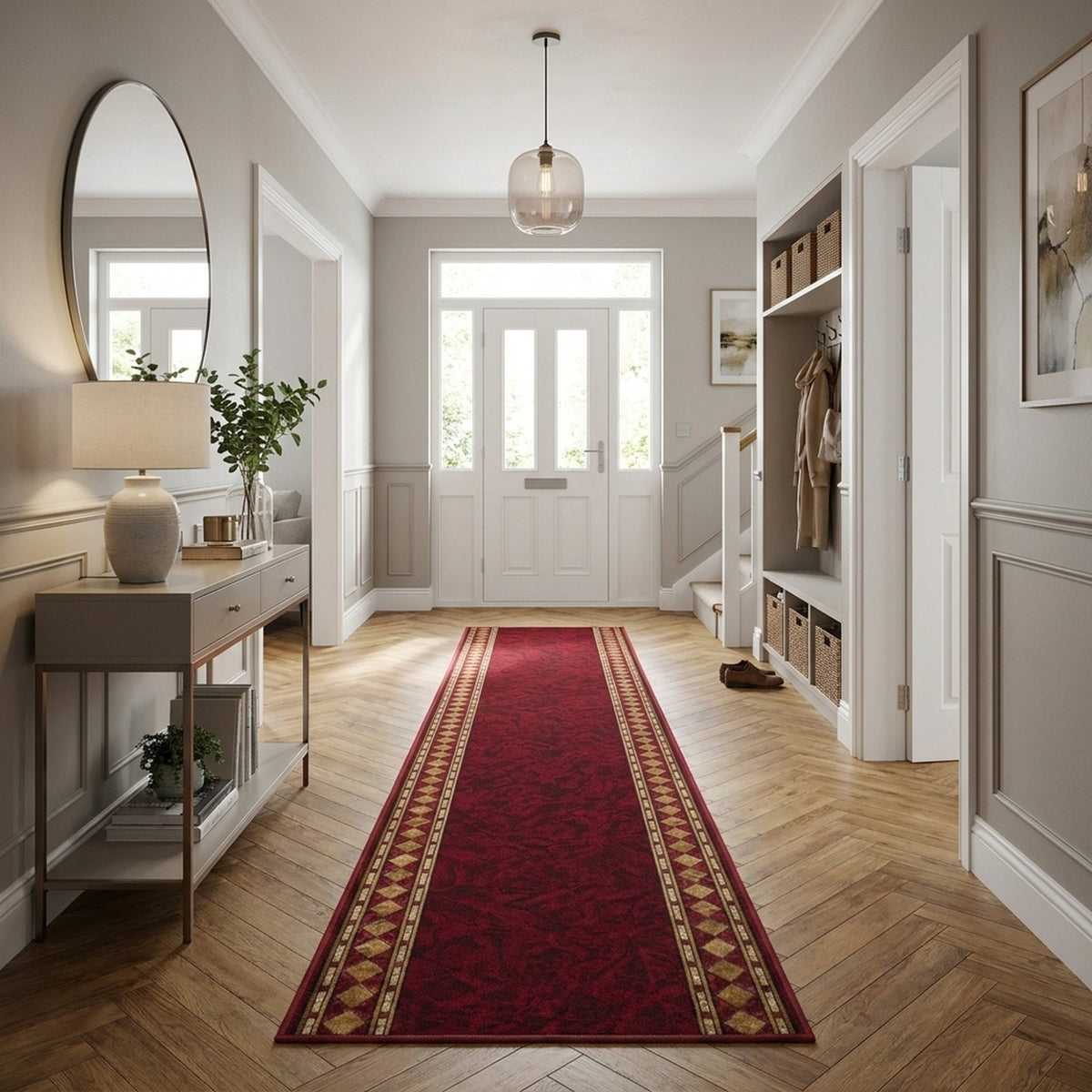 Cheops Red  Rug Runner