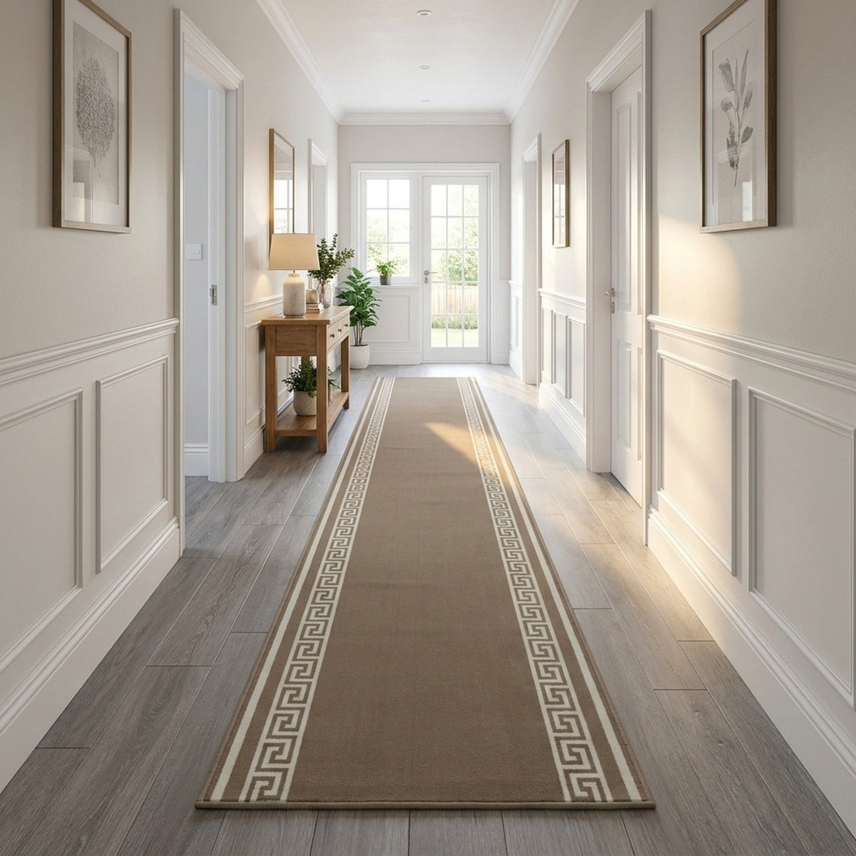 Key Light Brown Tapis de couloir