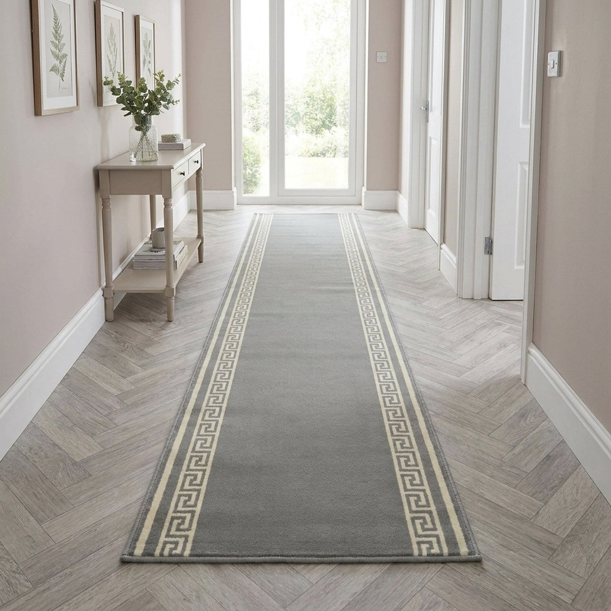 Key Light Grey Hall Runner