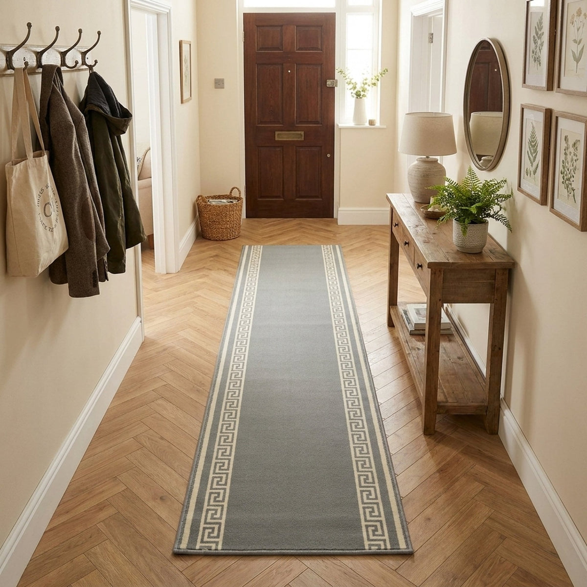 Key Light Grey Hall Runner