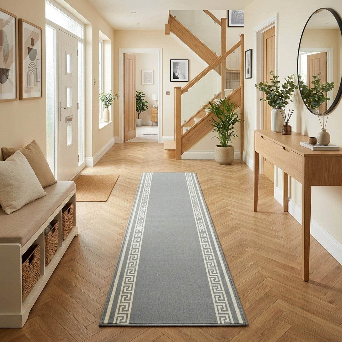 Key Light Grey Hall Runner