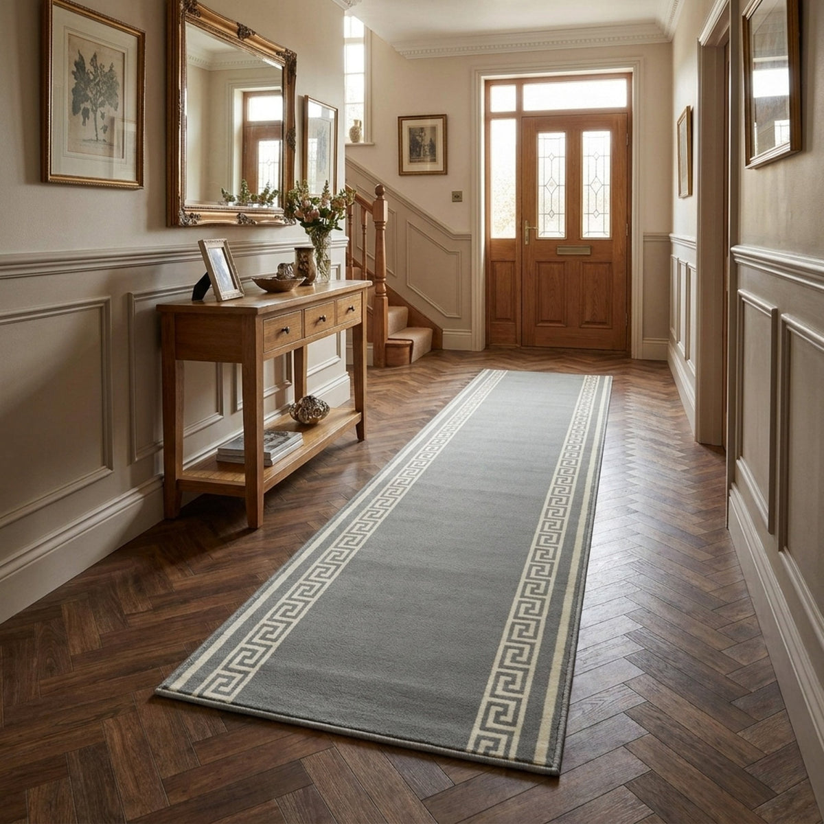 Key Light Grey Hall Runner