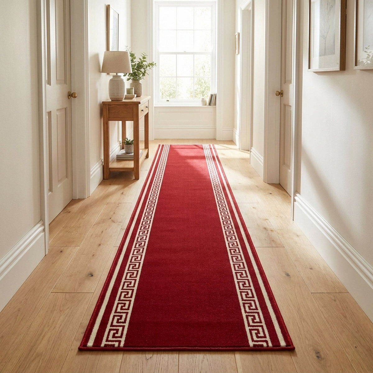 Key Red  Hall Runner